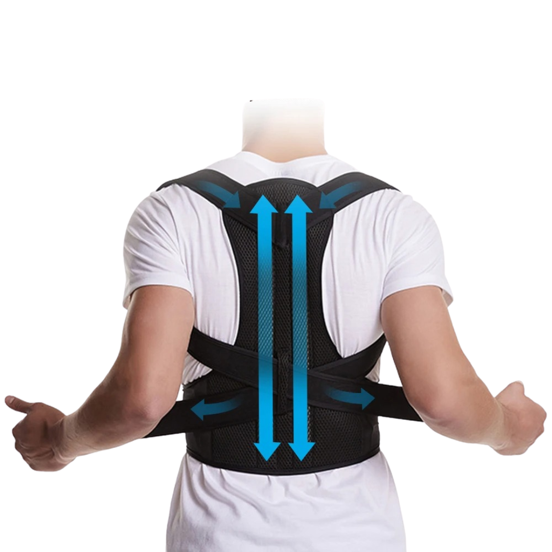 Corrector de Postura Ajustable – Soporte Lumbar y de Espalda para Hombres y Mujeres