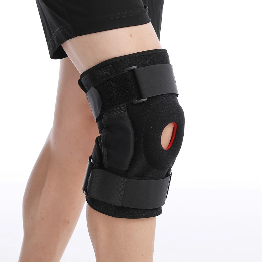 Rodillera Ortopédica Ajustable con Rótula Abierta – Soporte Deportivo y Terapéutico